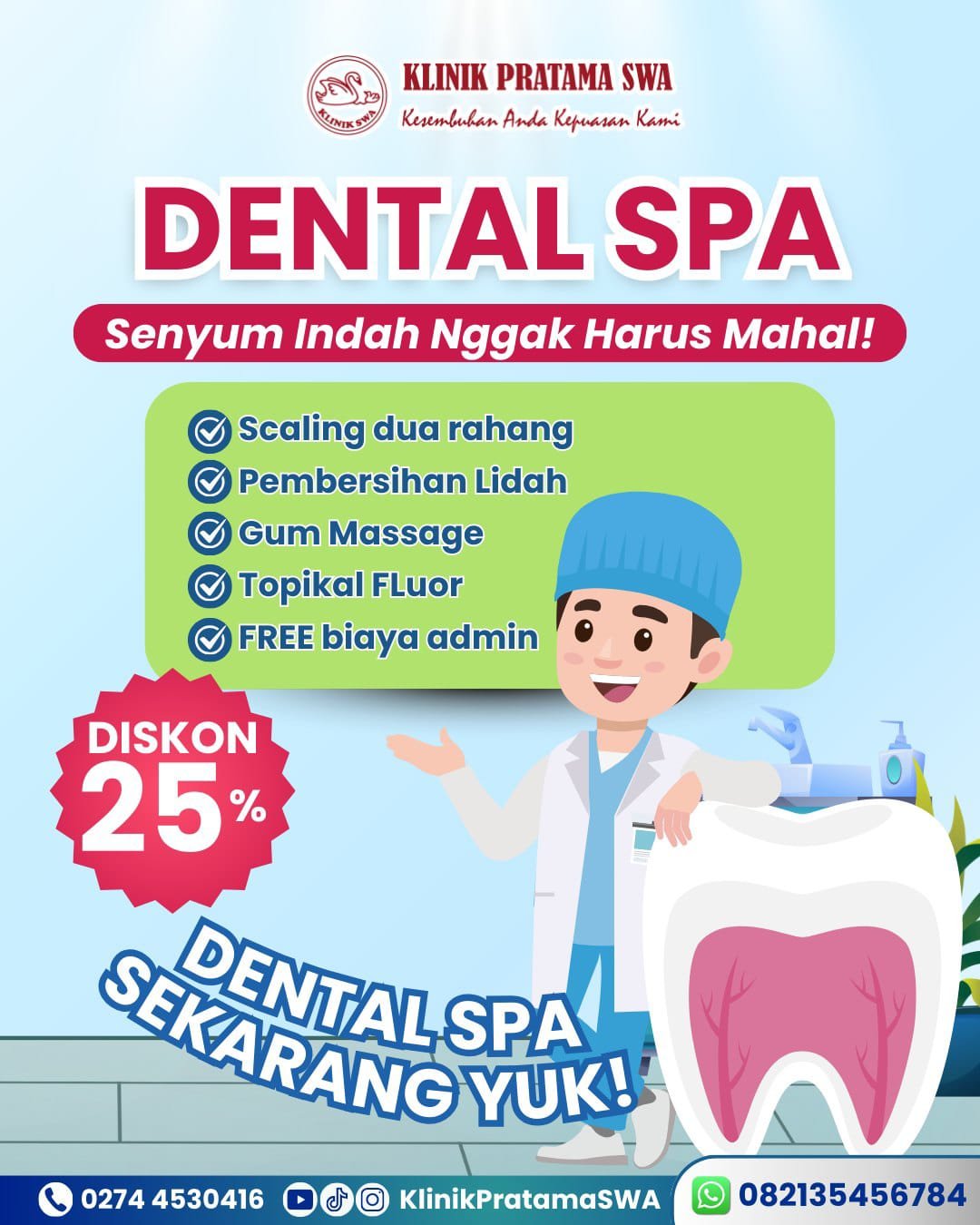 Promo Dental Spa 25%